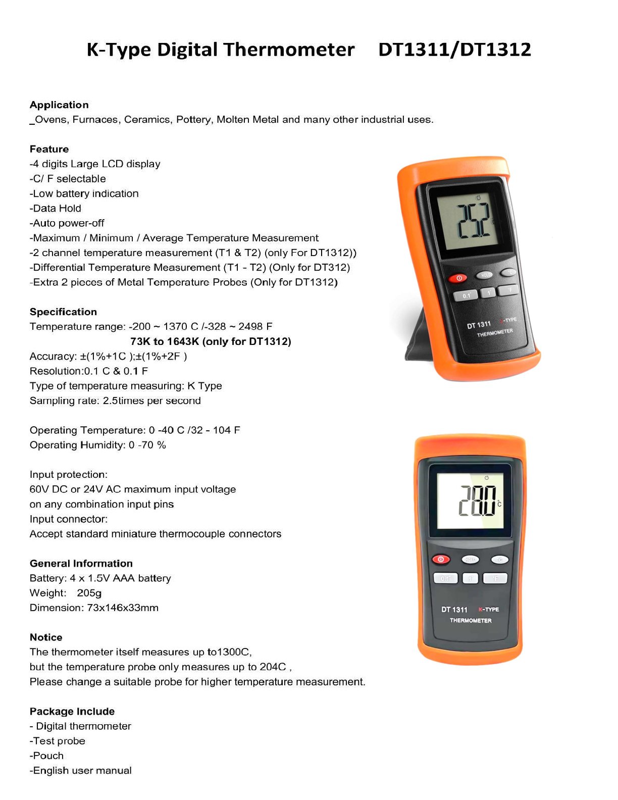 02Digital Thermometer